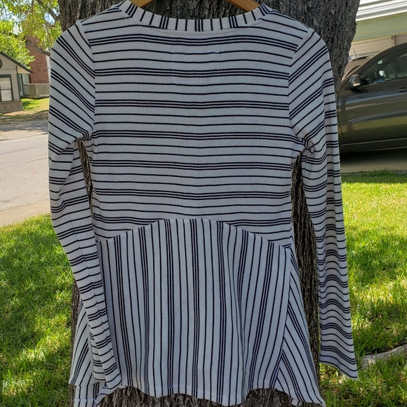 NEW Maeve by Anthropologie S Striped Shirt - Picture 2 of 3